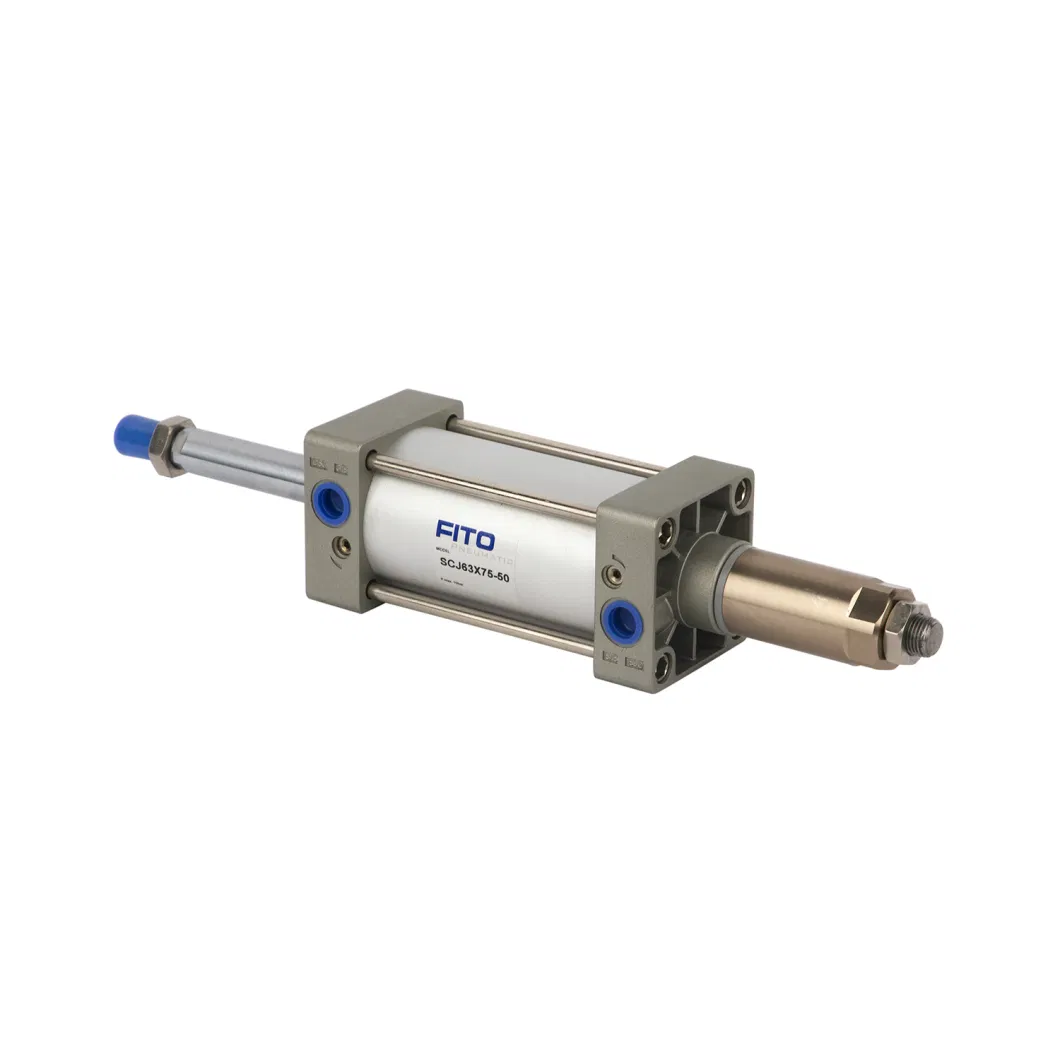 High Quality Pneumatic Double Acting Air Cylinder Sc 32-200 32mm Bore 200mm Stroke Screwed Piston Rod Dual Action